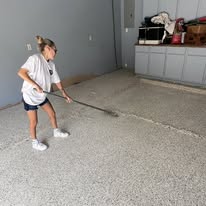 All About Epoxy floor project